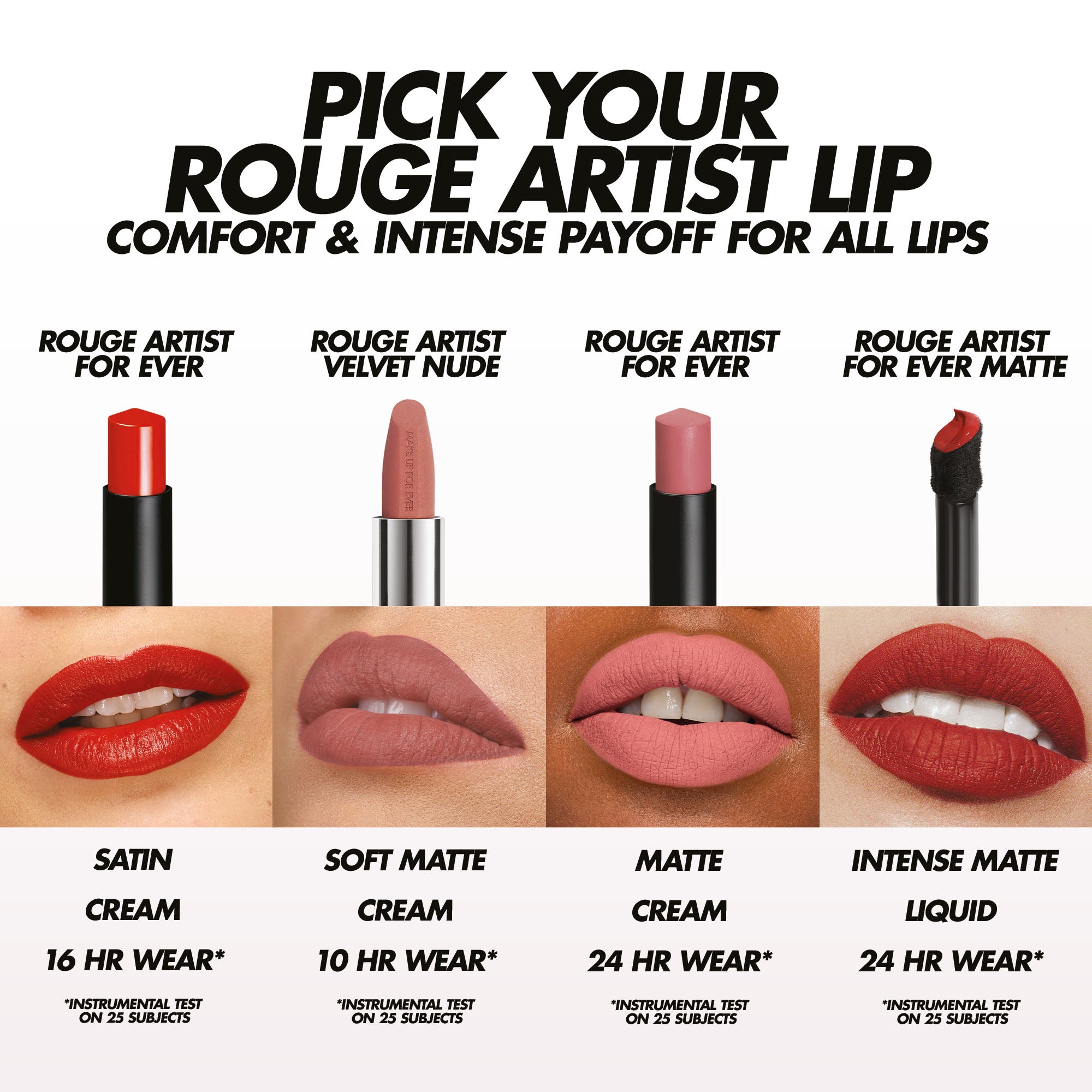 ROUGE ARTIST絹光持色唇膏 – MAKE UP FOR EVER